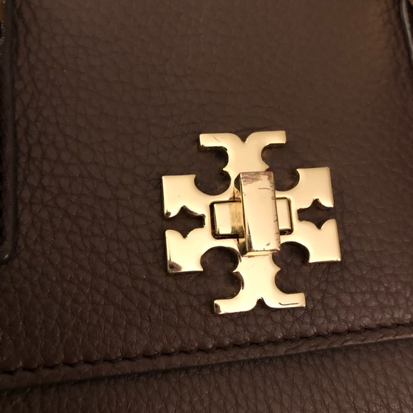 Pre-Owned Tory Burch Small Taupe Carryall - Picture 3 of 5